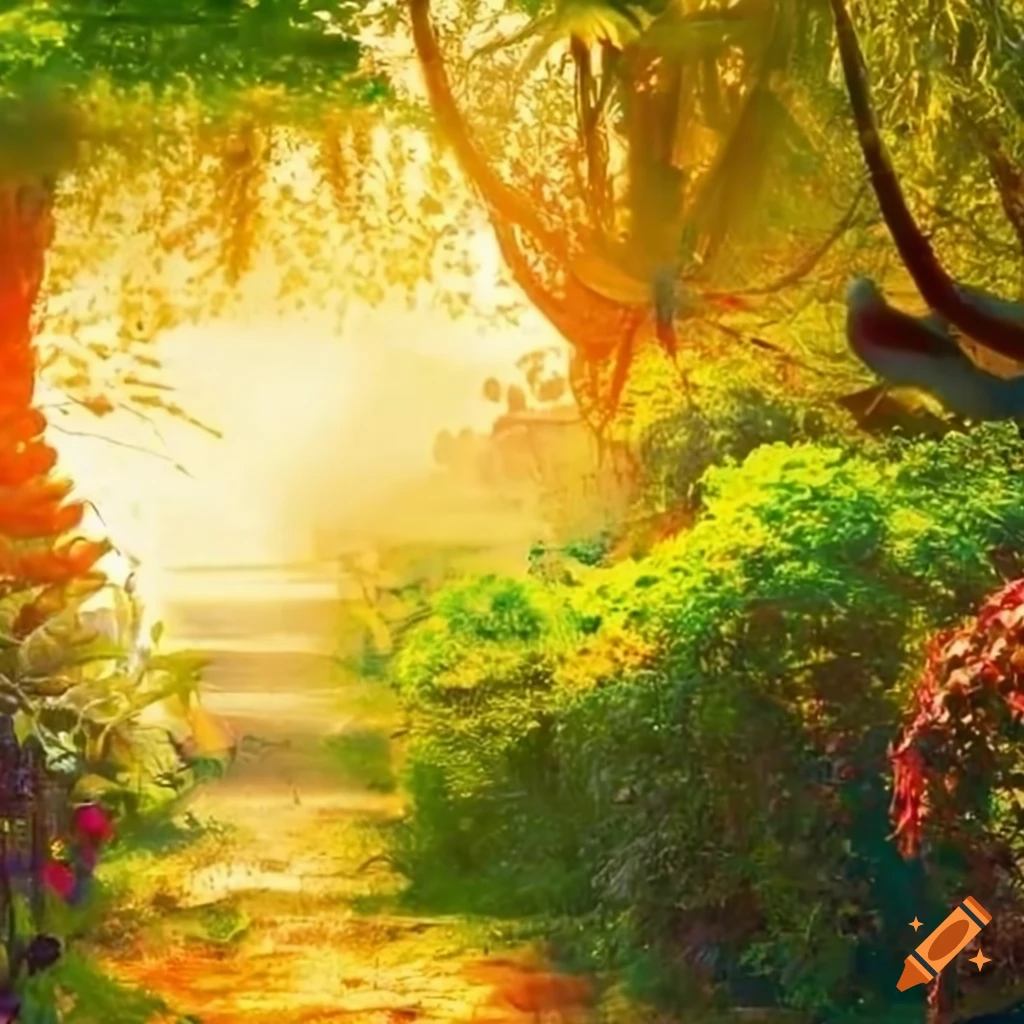 Sunlit Garden On Craiyon E75c10b3d1b045319d6a01be7c6d0b7e.webp