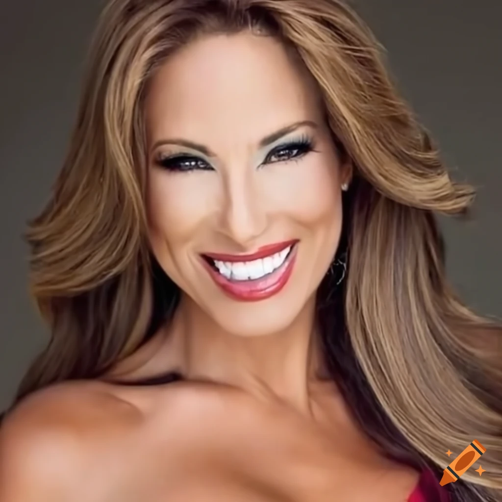 closeup glamour photo of Darya Folsom at age 50