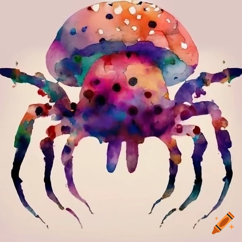 image of a mushroom spider