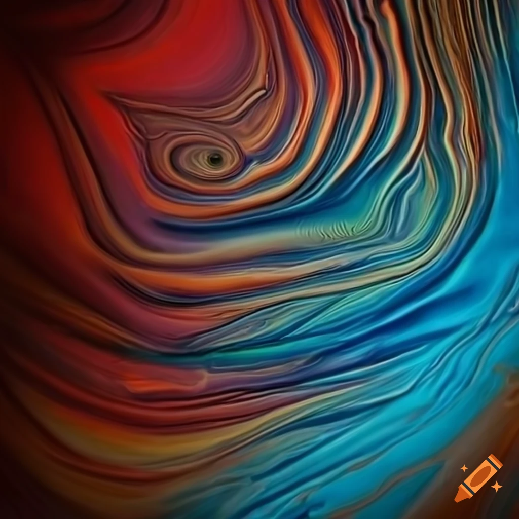 contrast and dramatic abstract artwork