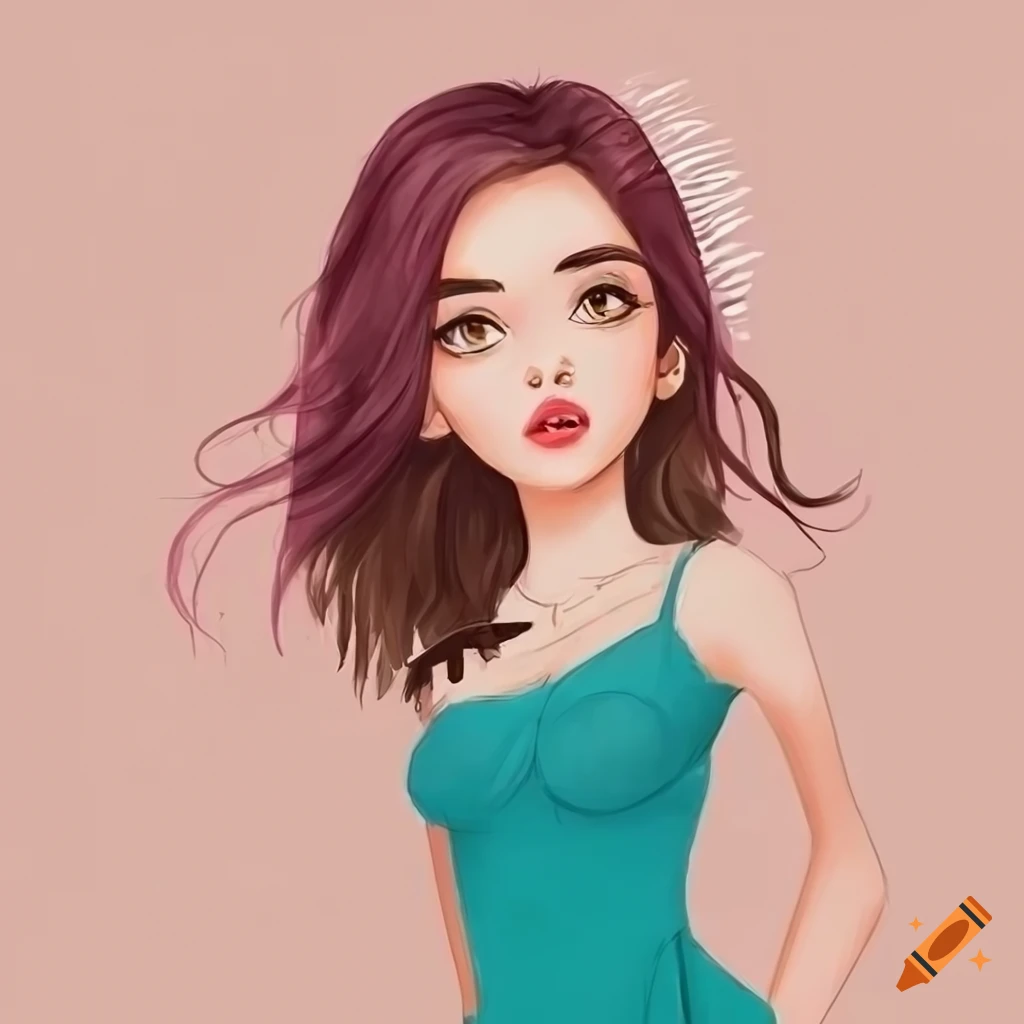 drawing of a girl