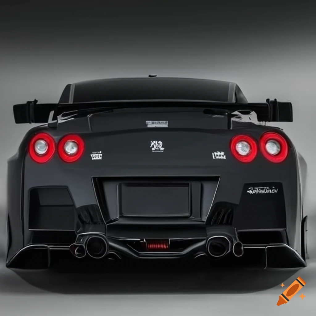 black Nissan GTR R35