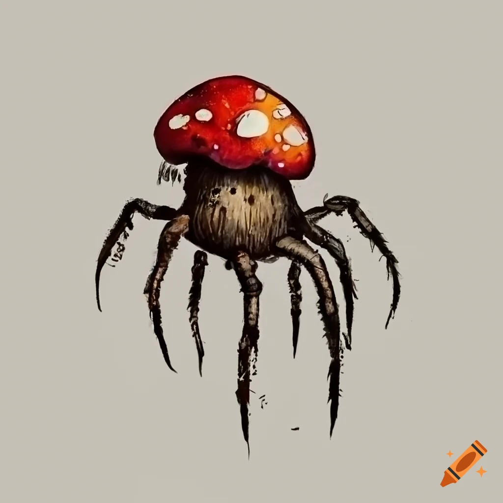 image of a mushroom spider