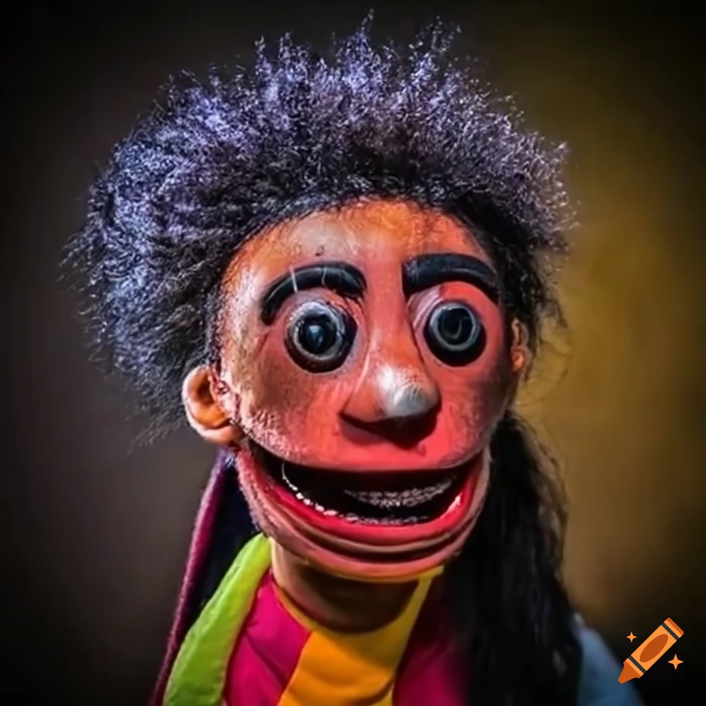 Poster of a psychedelic hip hop puppet show