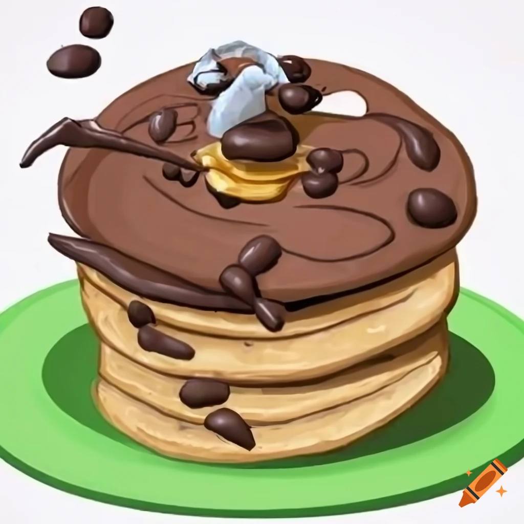 delicious chocolate chip pancakes