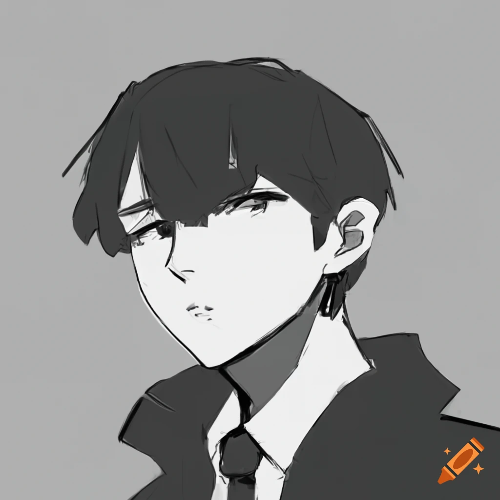 animatic style illustration of Kim Dokja sitting in a train