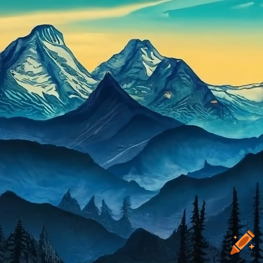 mountains in the distance