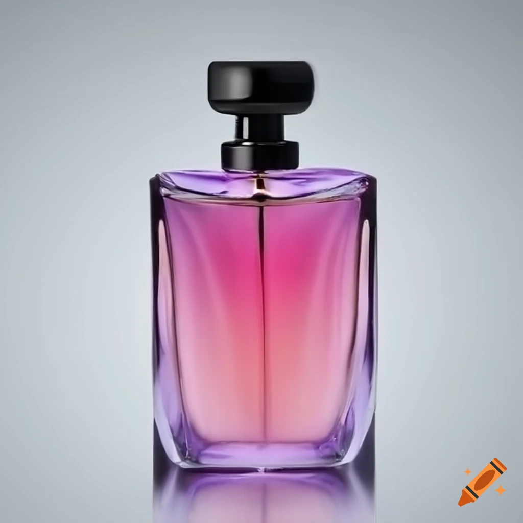 perfume bottle on a white background