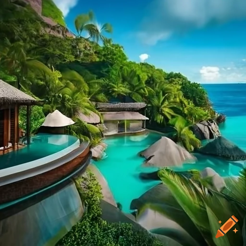 luxurious resort in Seychelles inspired by Eden