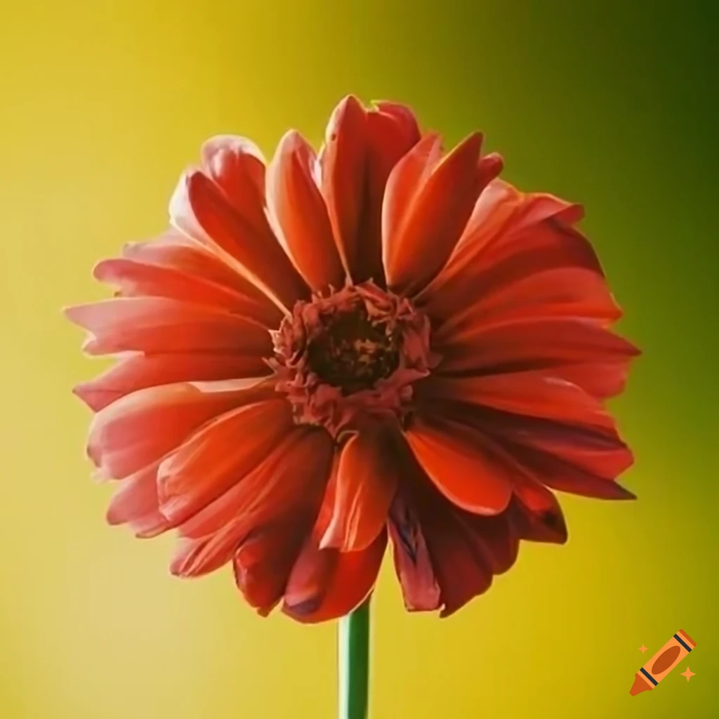 close-up of a beautiful red flower