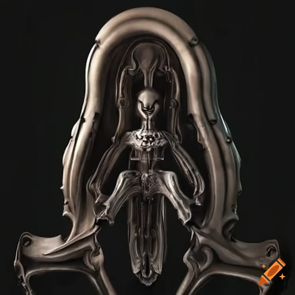 biomechanical cello designed by H.R. Giger