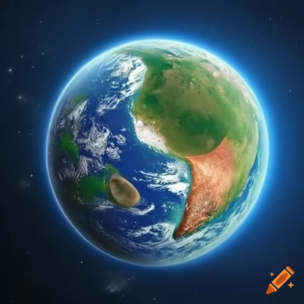concept art of a habitable alien planet