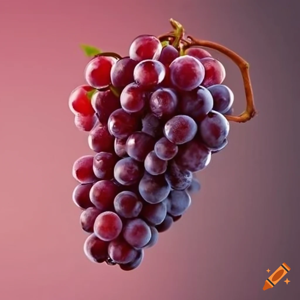 ripe red grapes