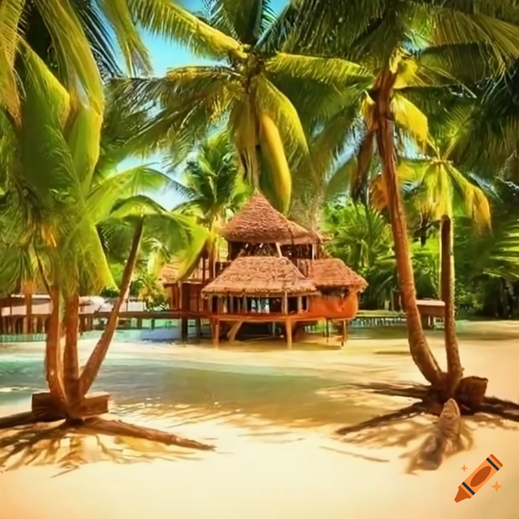 image of a coco der mer tree resort