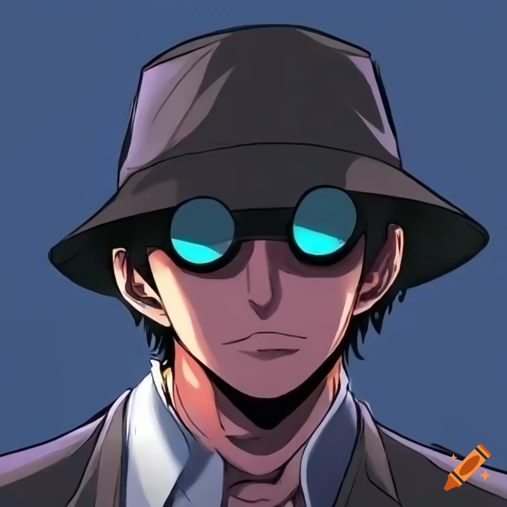 stylish man in black suit and wide brim hat