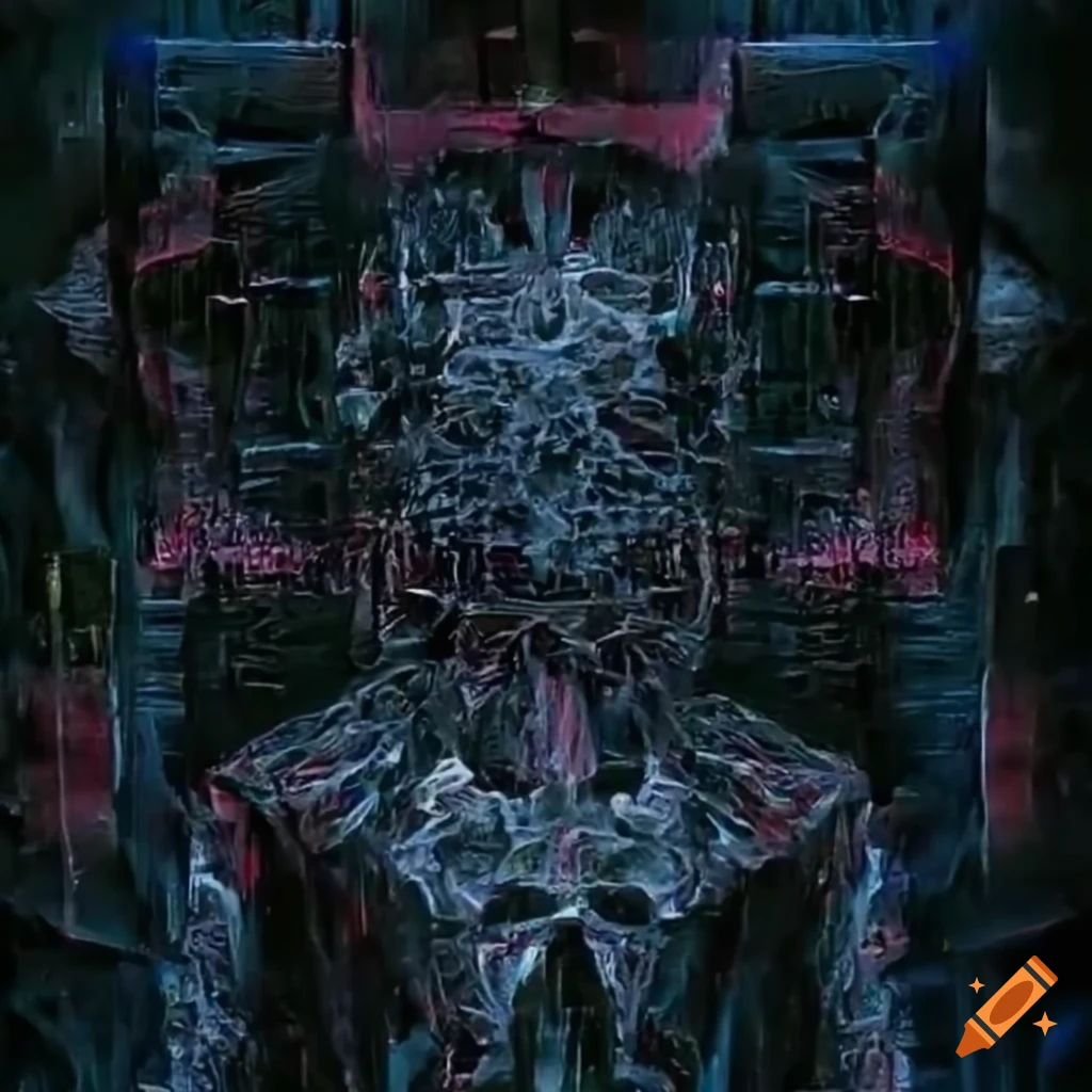 dark and mysterious AI artwork