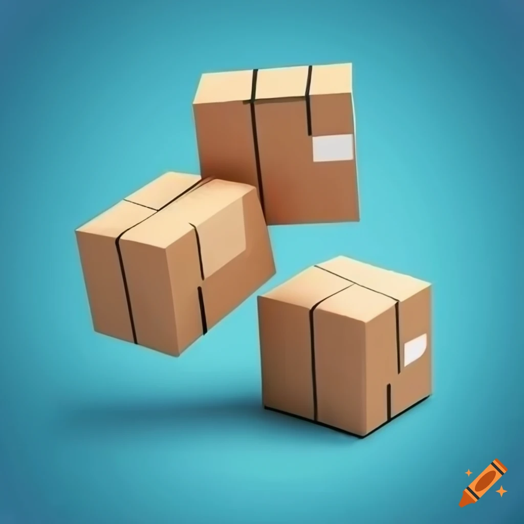 parcels shipped using various modes of transportation