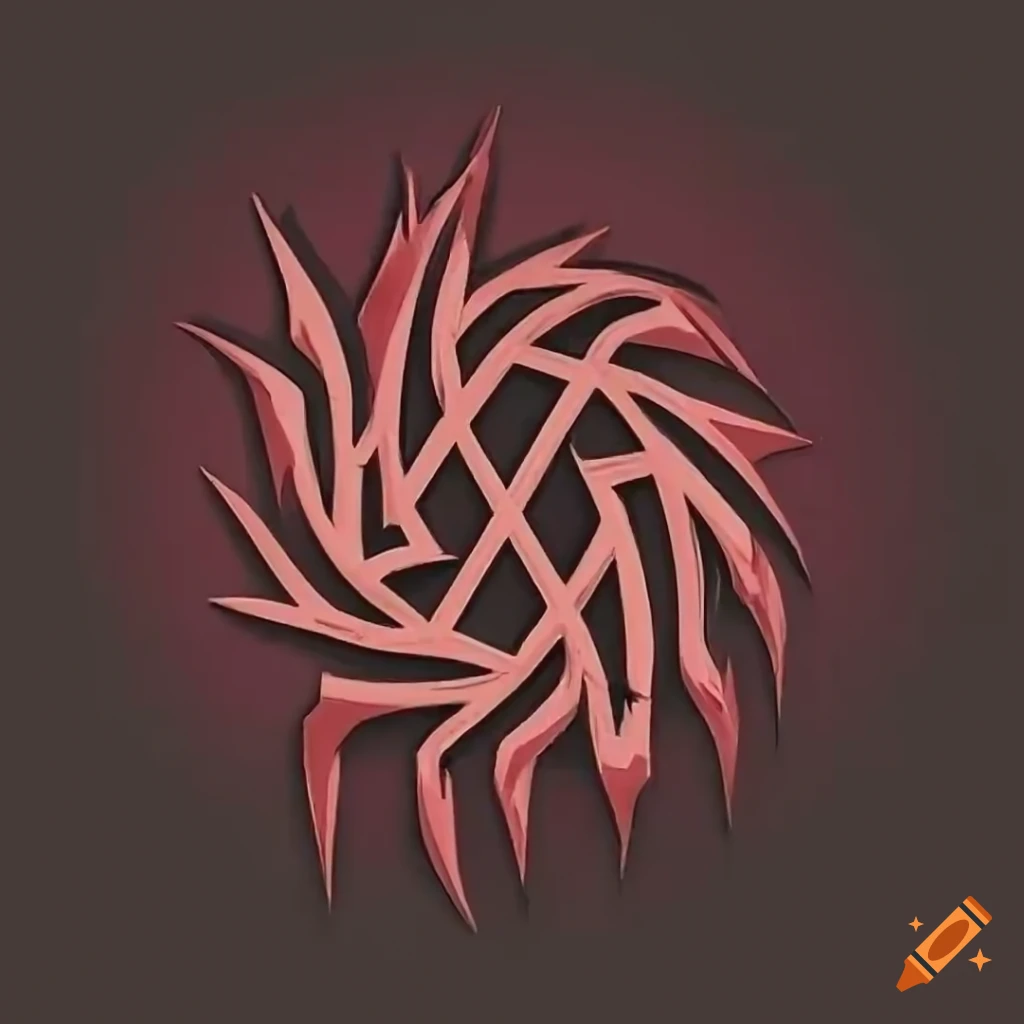 iconic symbol of a death metal band