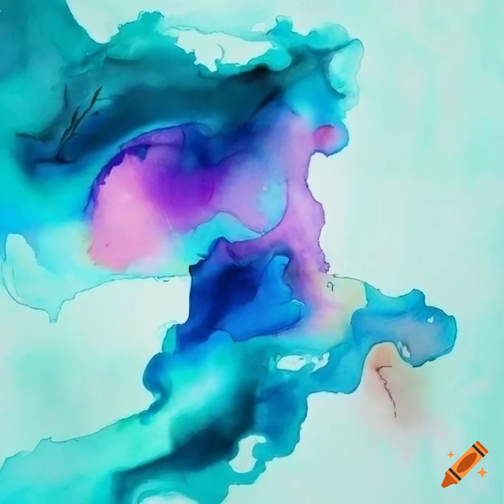 abstract watercolor artwork for song cover