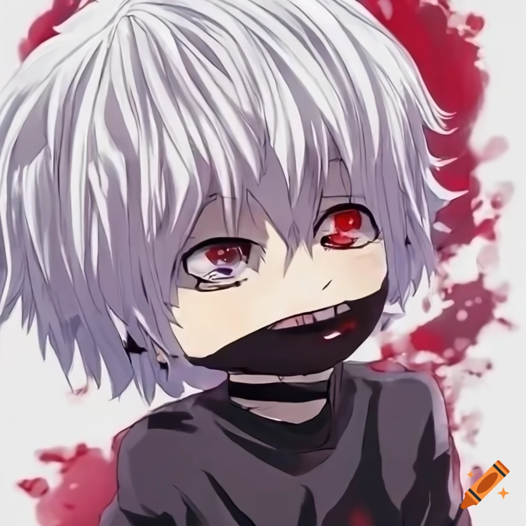 Chibi illustration of Ken Kaneki