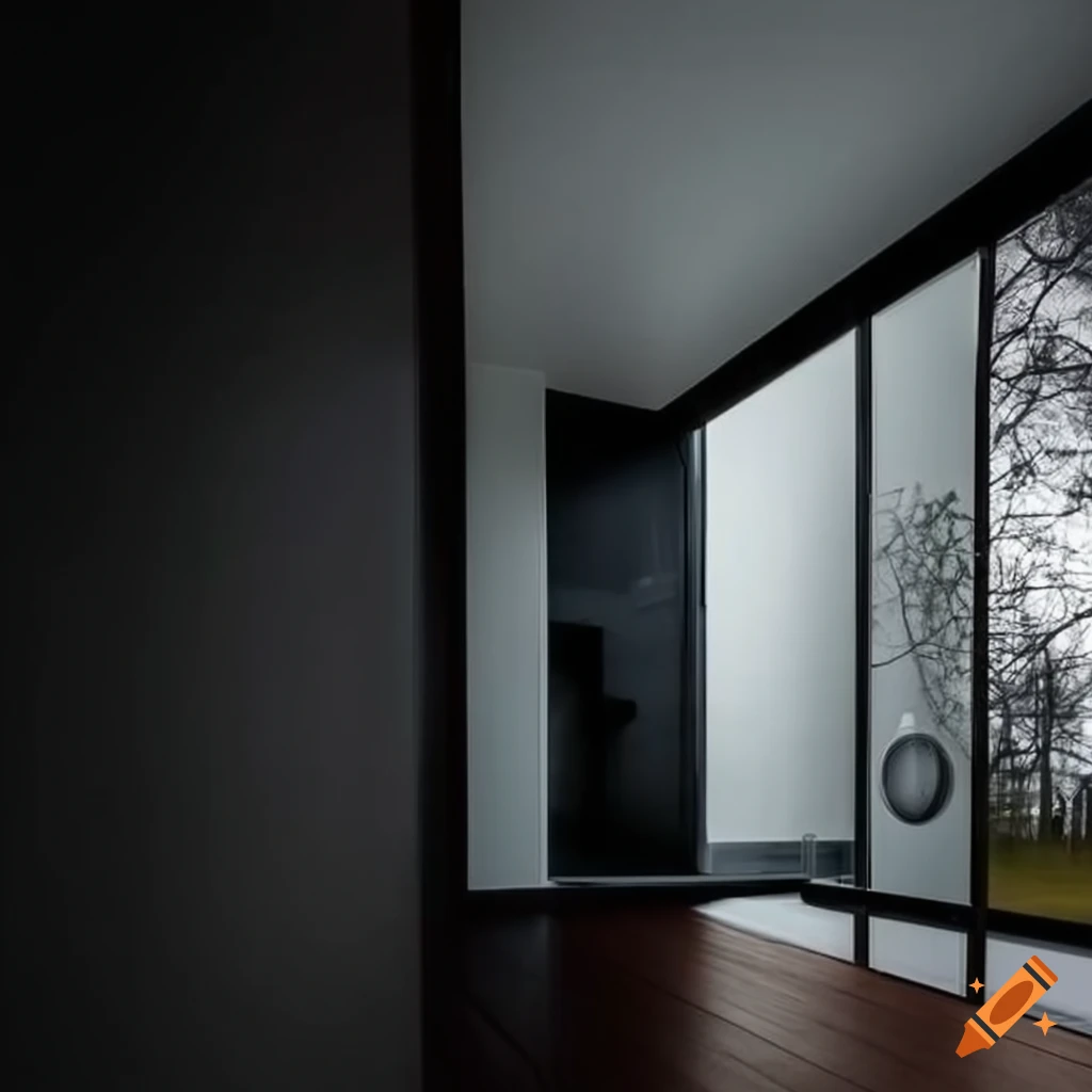stylish double glazed window in a modern house