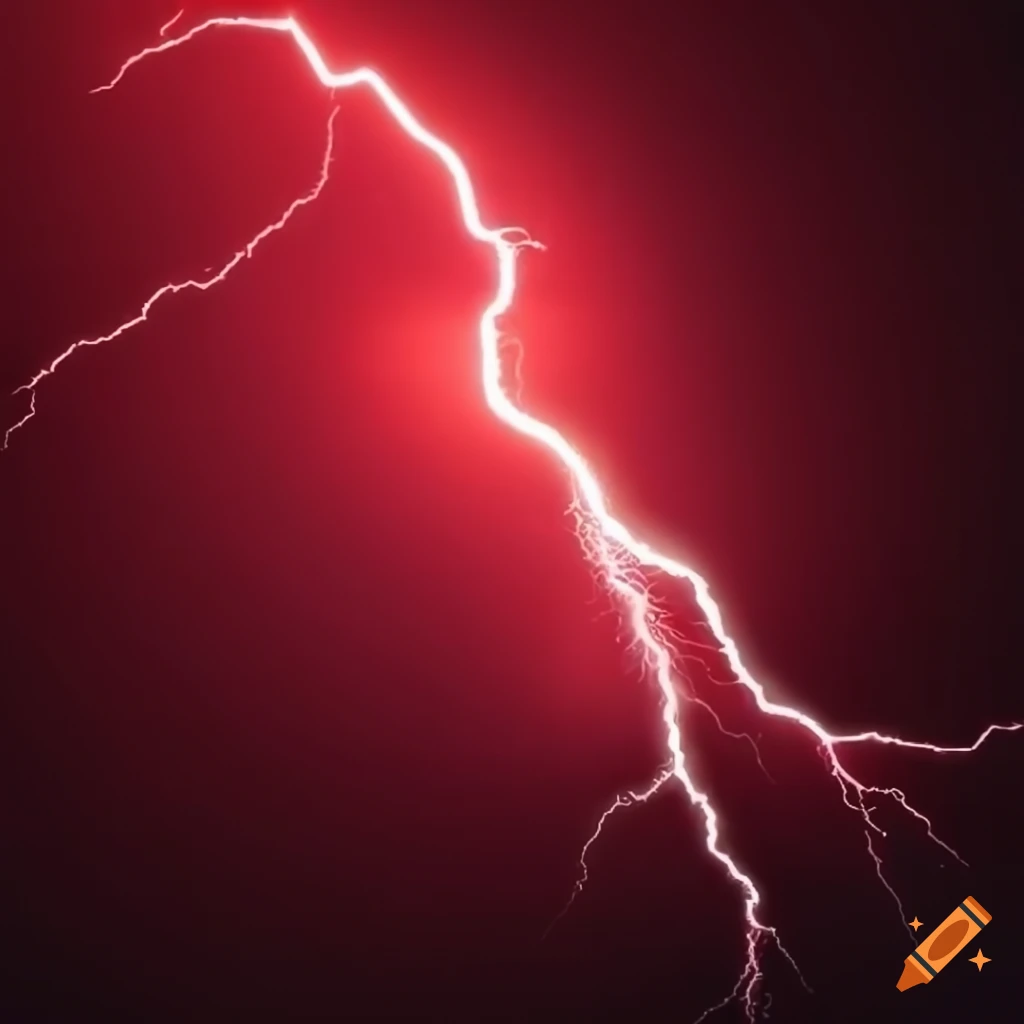 red lightning template in high resolution