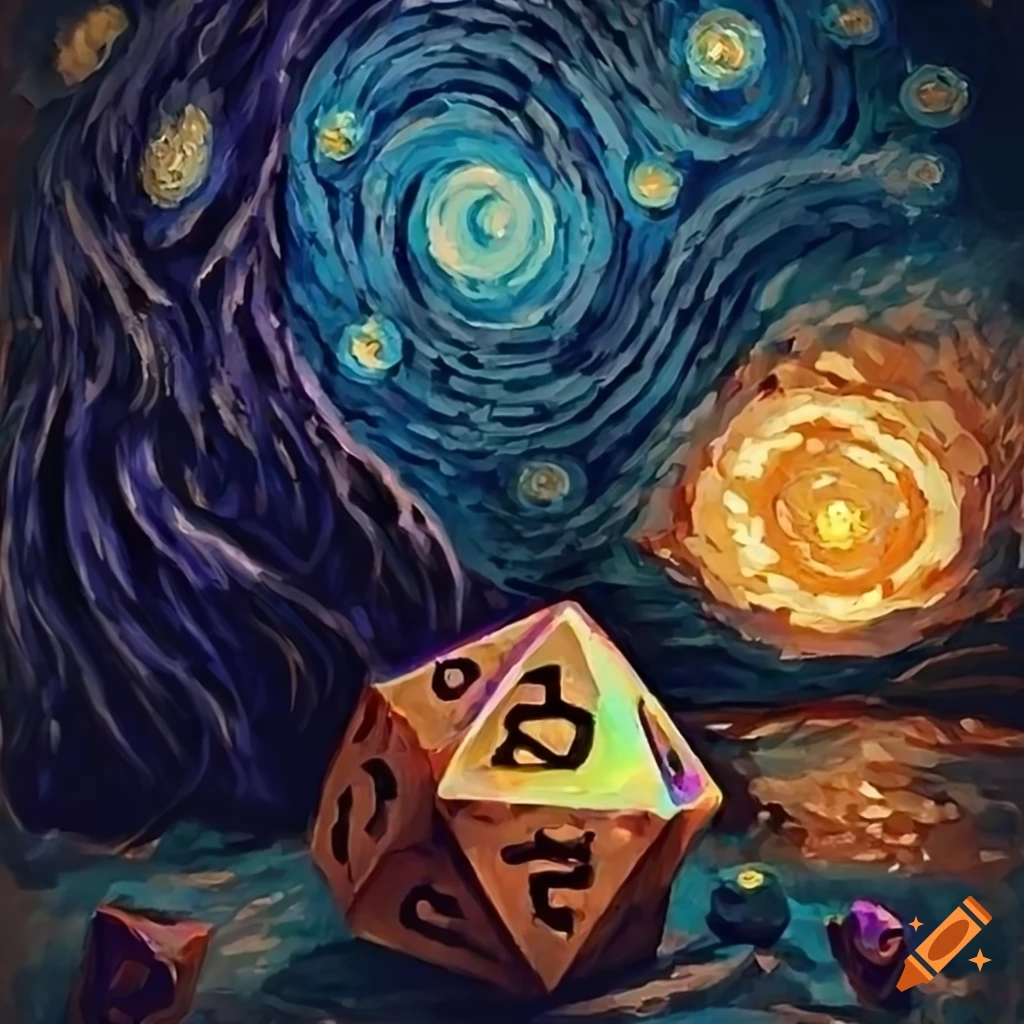 Starry Night with a d20