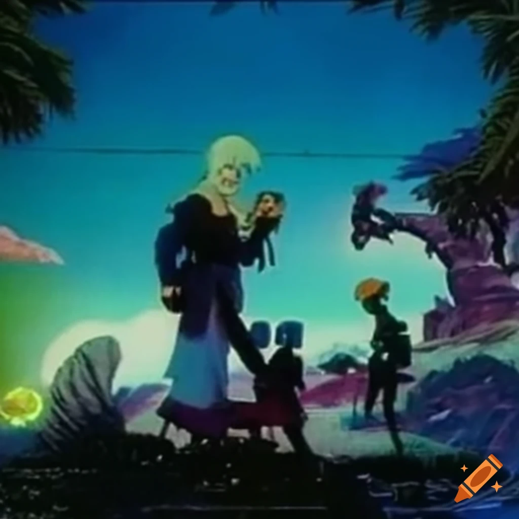 collage of 1990s chillwave anime