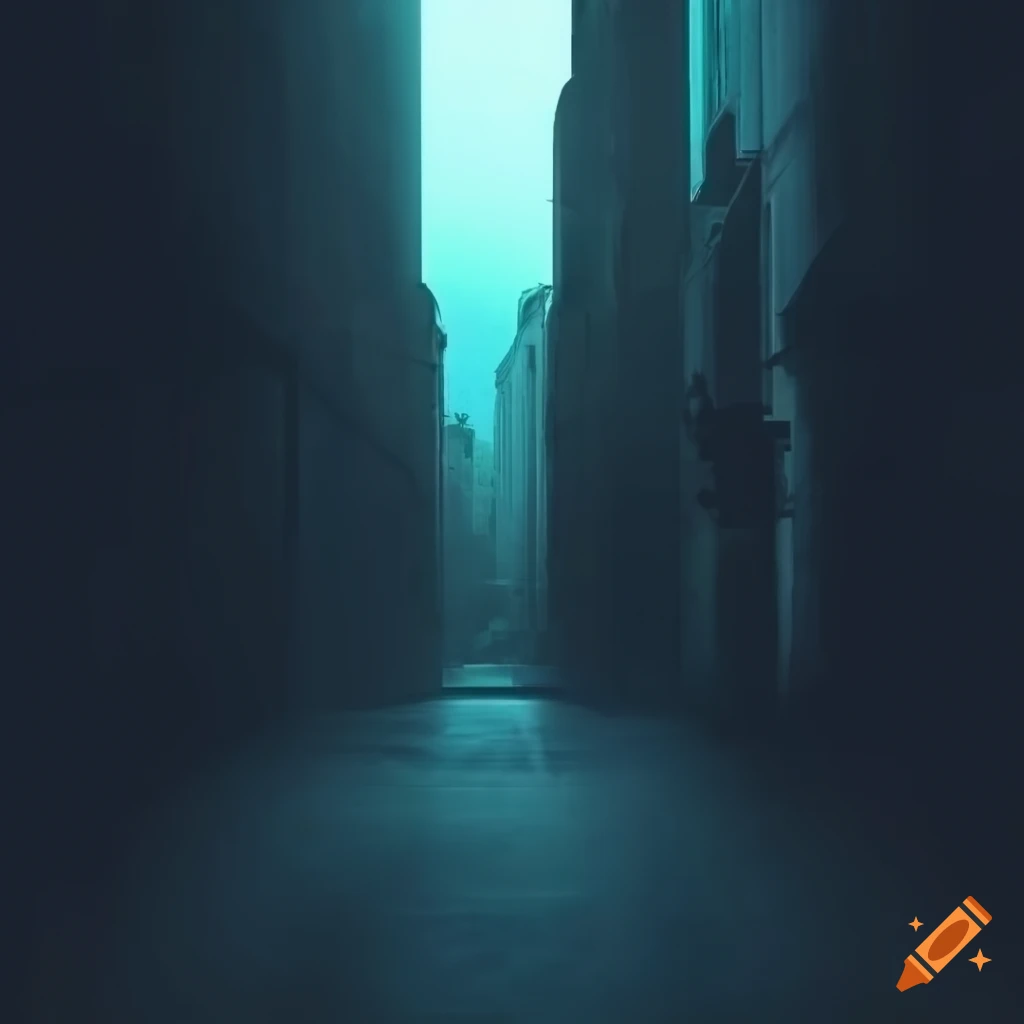 daytime liminal space in an alley