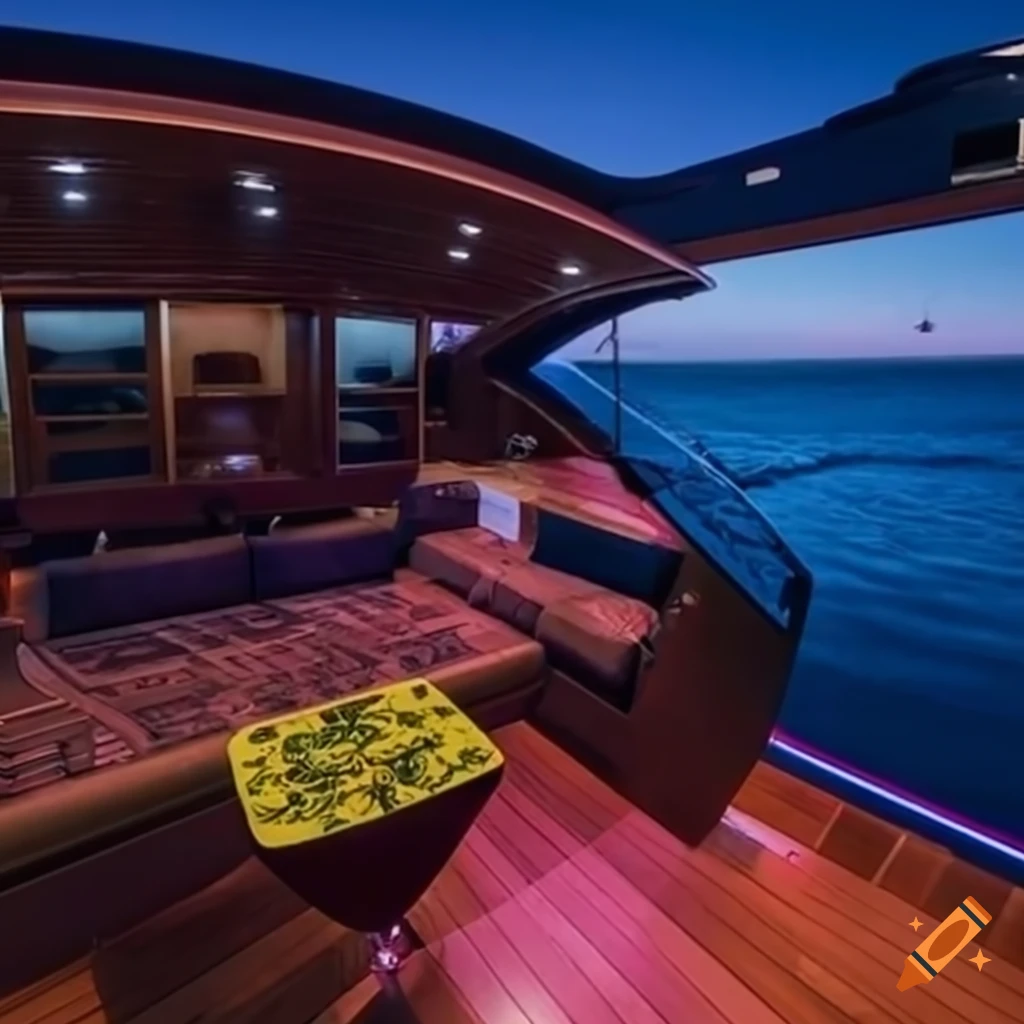 luxurious yacht owned by a wealthy person from Broome, Western Australia