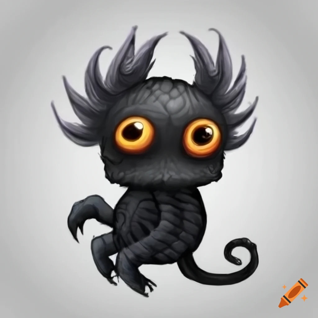 cute Black Ninja monster from My Singing Monsters game