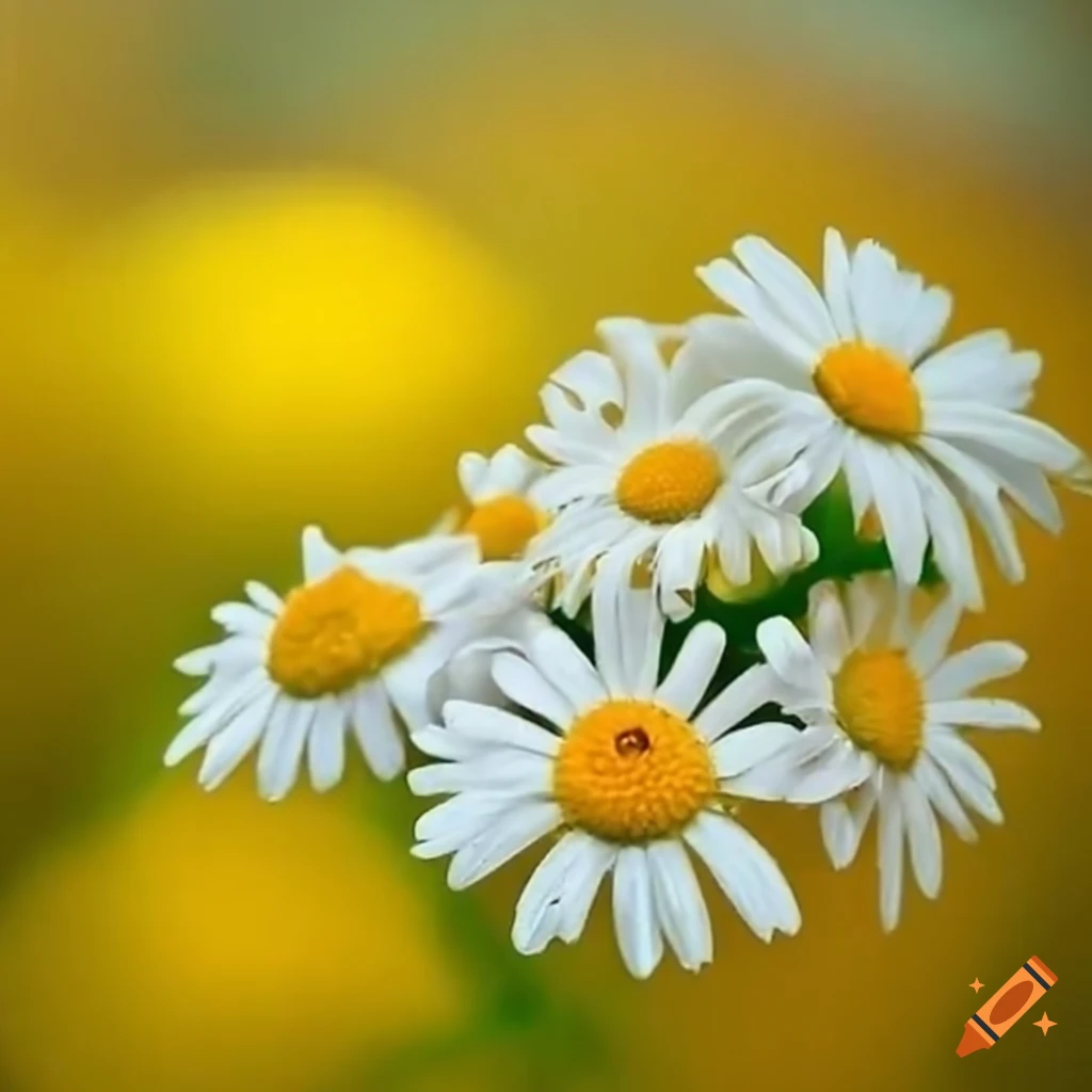 camomille flowers in full bloom