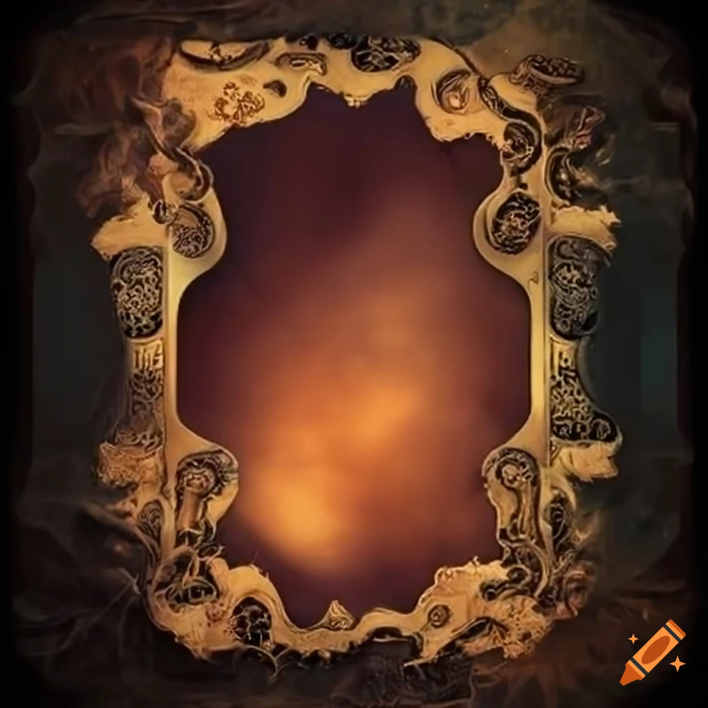 border design for fantasy trading cards