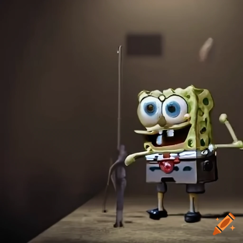 colorized image of DoodleBob from SpongeBob SquarePants
