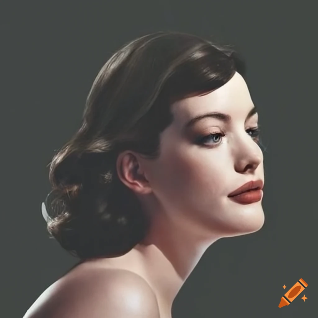 vintage romantic portrait of a woman