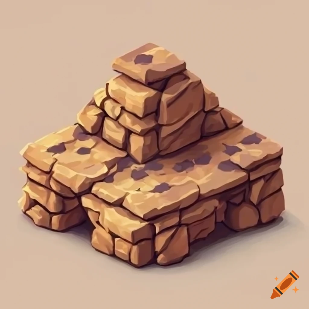 isometric RPG sandstone tiles