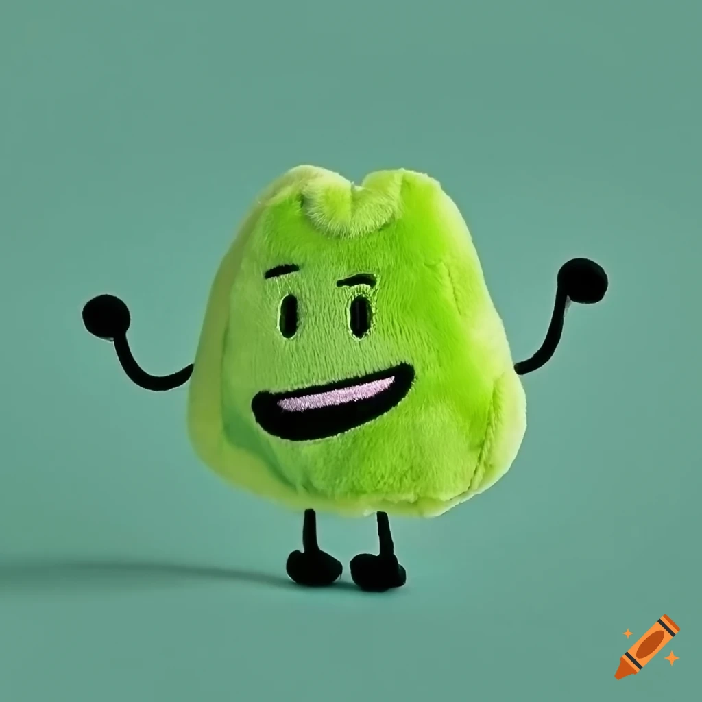Adorable Plush Toy Of A Gelatin Character From BFDI On Craiyon