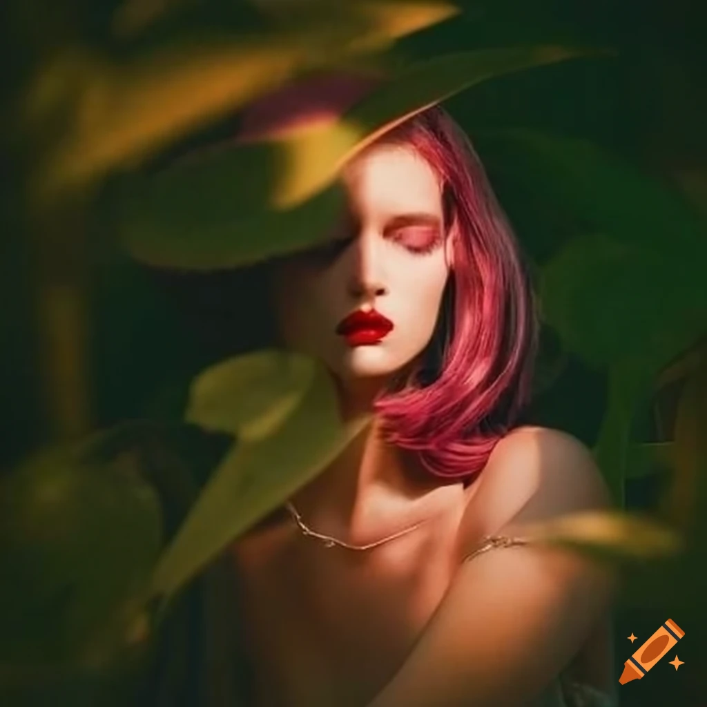 people using Instagram in a garden