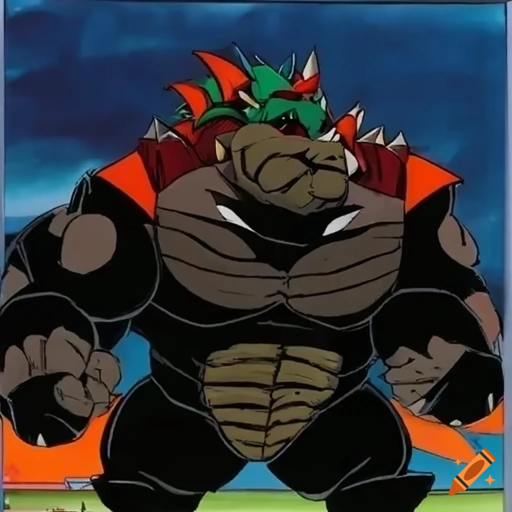 dark horse Bowser from 80-90's anime