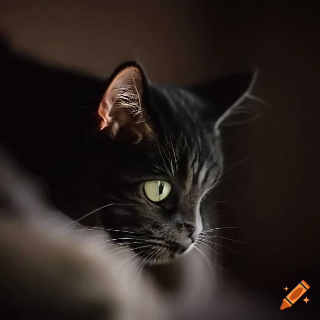 cat sitting in an apartment