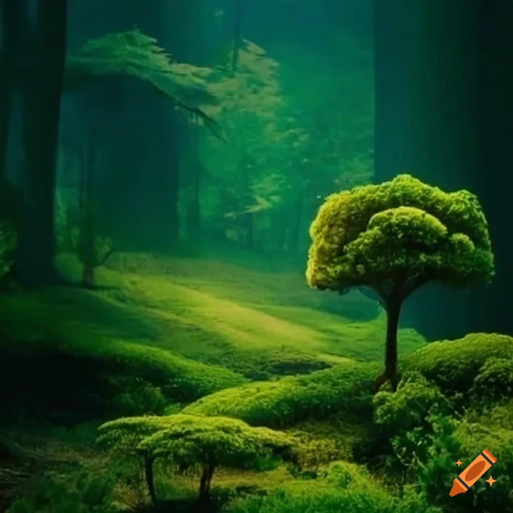 image of growing plants and trees