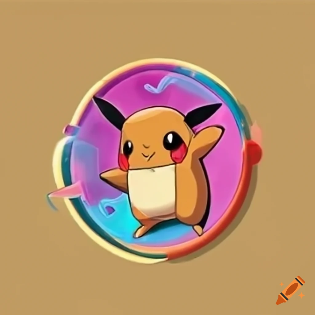 Pokemon-themed YouTube channel logo design