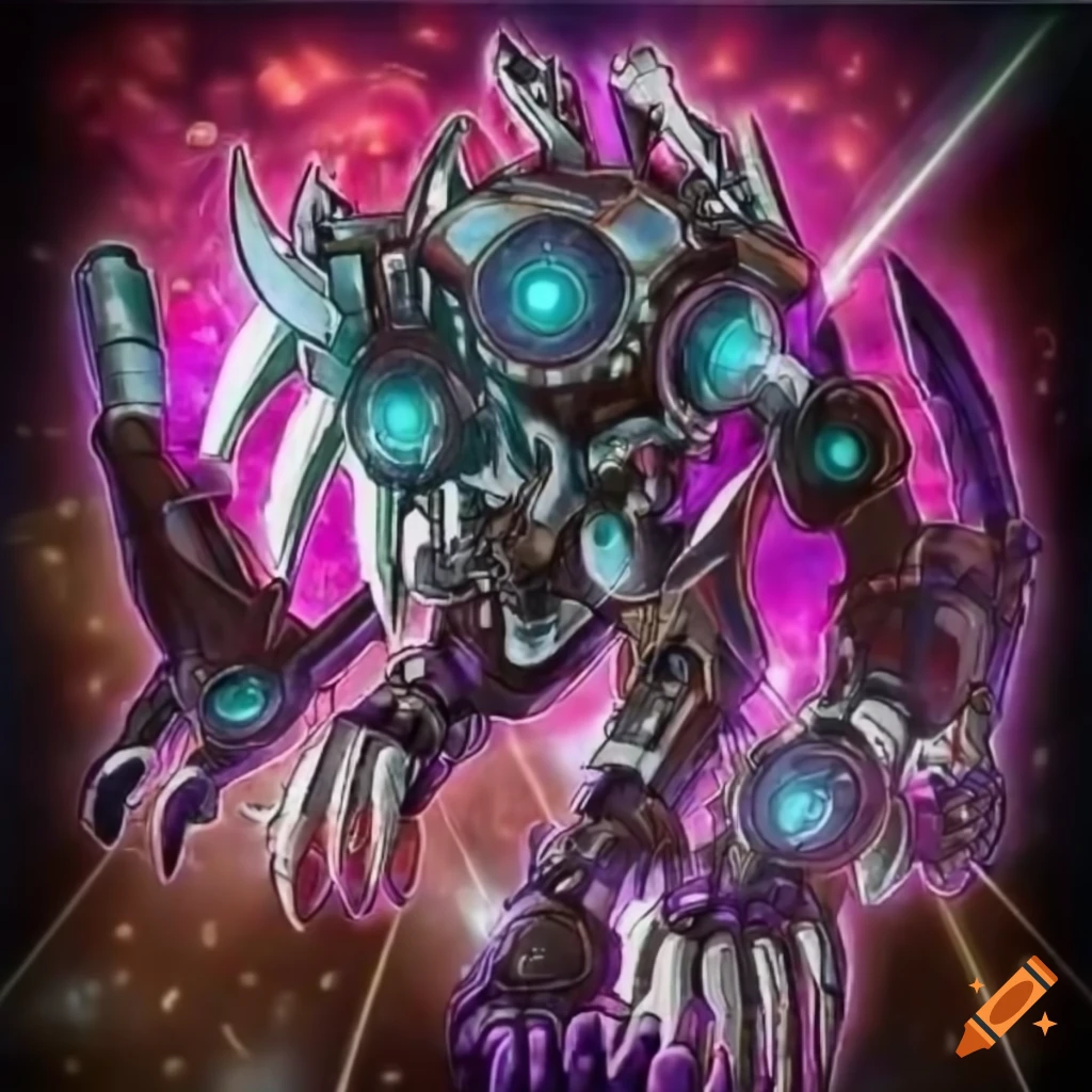 Futuristic mechanical divine entity artwork on Craiyon