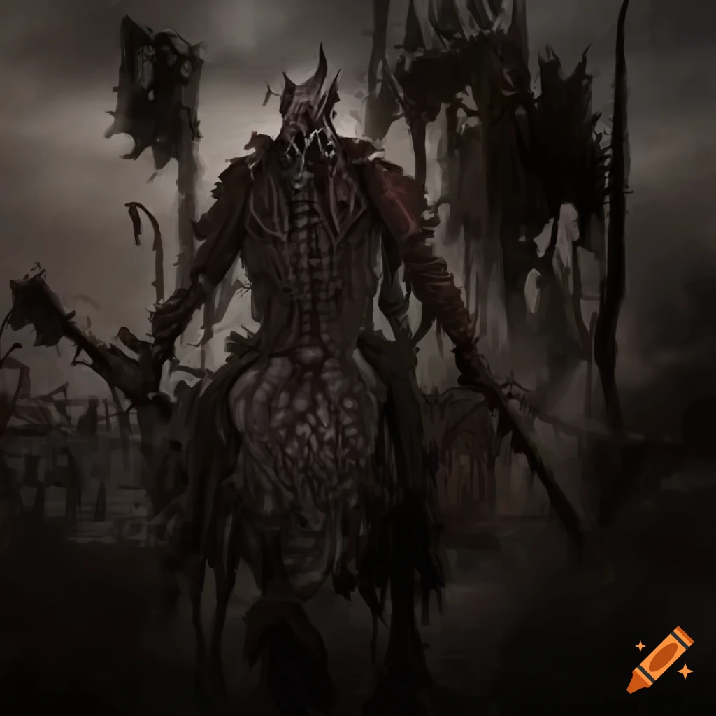 image of an oncoming undead horde