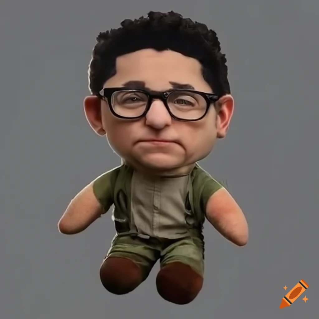 realistic plushie of J.J. Abrams