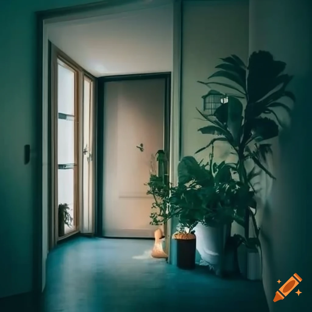 Entrance of a house with welcoming aesthetic on Craiyon