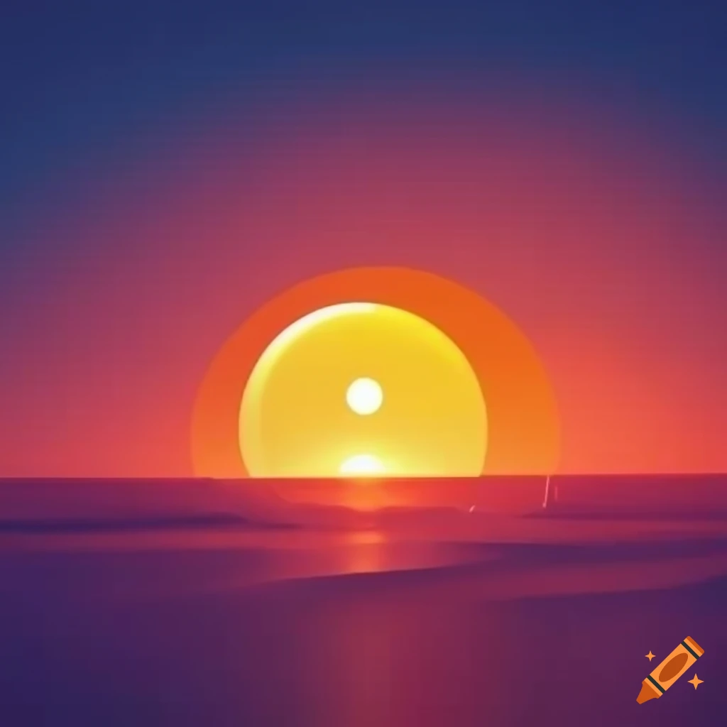 sunrise with Kubernetes logo