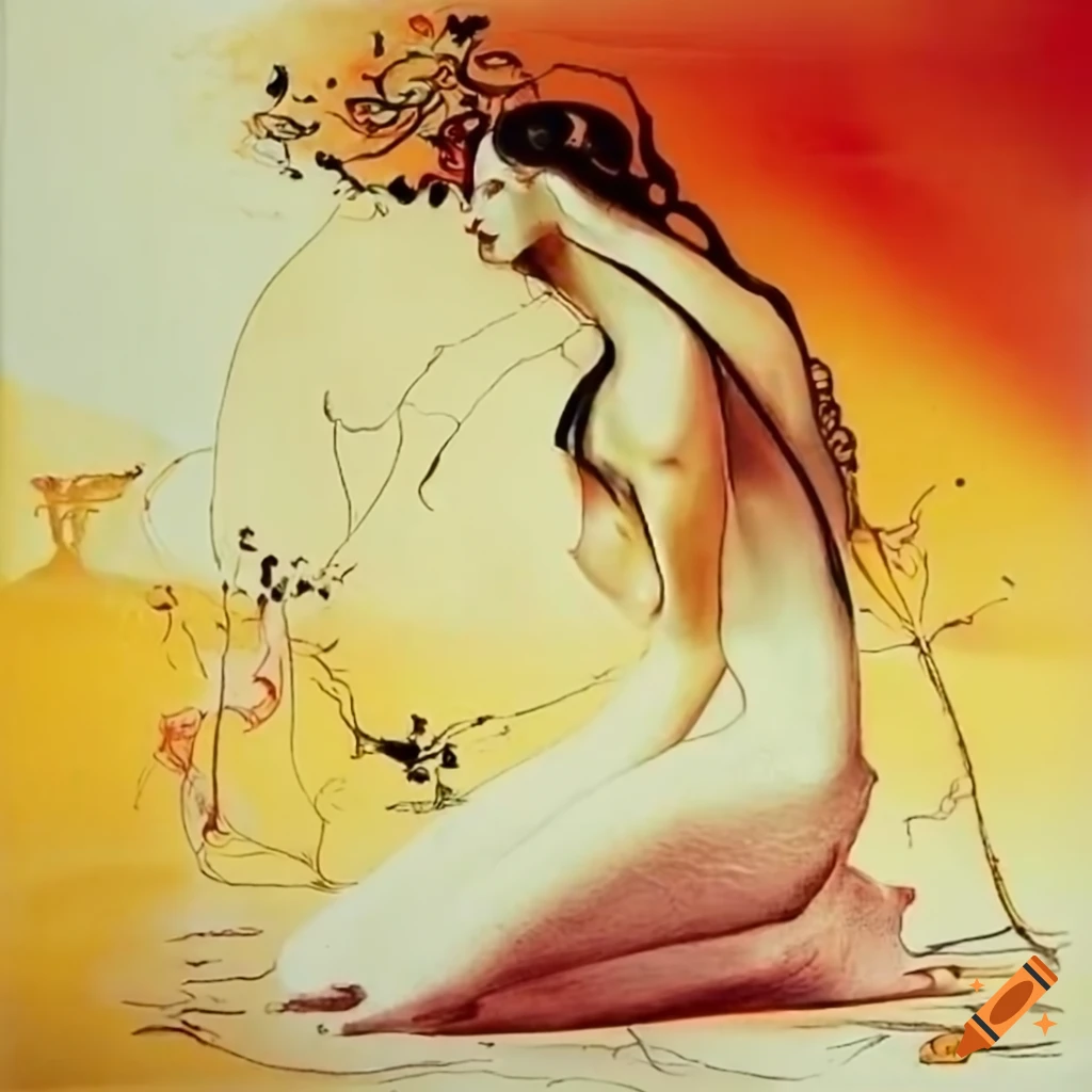 artistic collaboration between Salvador Dali and Yoshitaka Amano