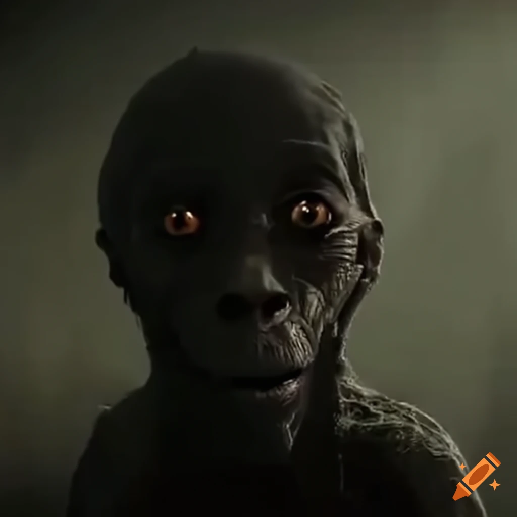 creepy humanoid standing ominously in the distance