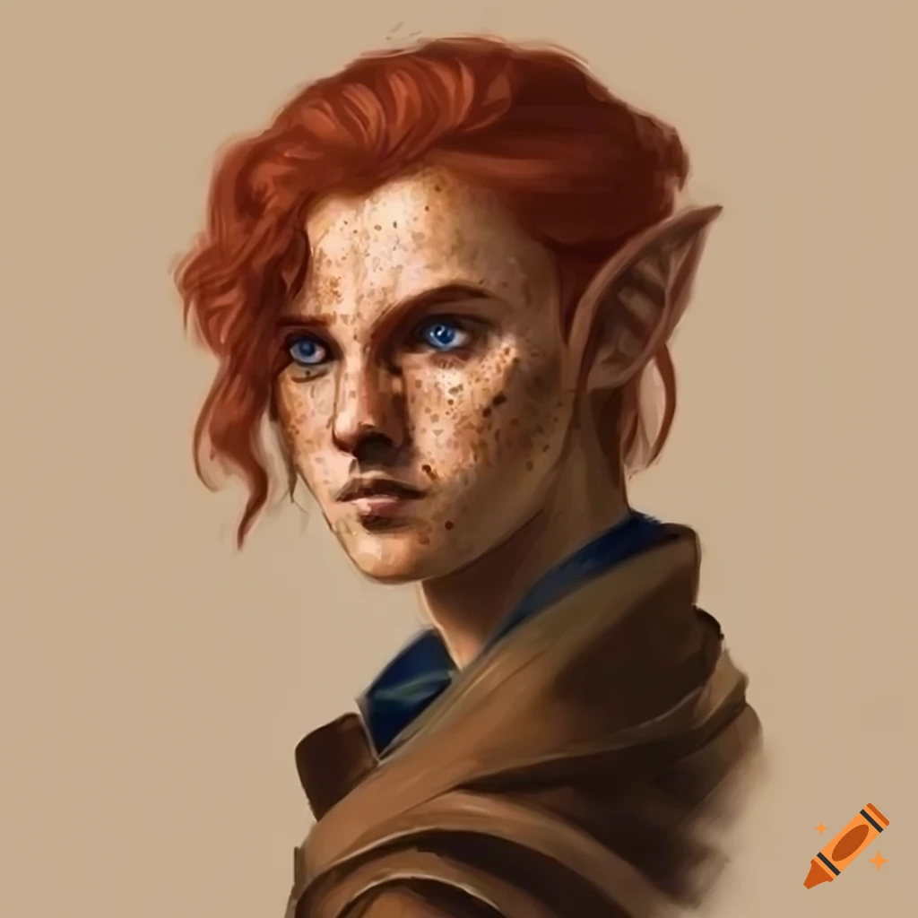 digital art of an elven archer